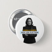 Kamala Harris USA 2024年の大統領選挙 缶バッジ (正面&裏面)