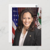 Kamala Harris Vote Democlat氏2020年キャンペーンVP ポストカード (正面/裏面)