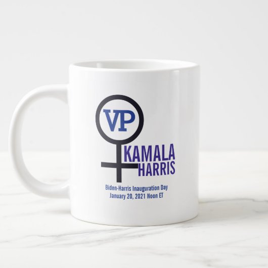 Kamala Harris VPファースト・ウーマン・バイスプレジデント ジャンボコーヒーマグカップ (左)