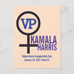 Kamala Harris VPファースト・ウーマン・バイスプレジデント ポストカード