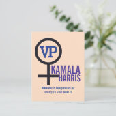 Kamala Harris VPファースト・ウーマン・バイスプレジデント ポストカード (スタンド正面)