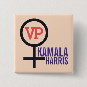 Kamala Harris VPファースト・ウーマン・バイスプレジデント 缶バッジ