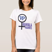Kamala Harris VPファースト・ウーマン・バイスプレジデント Tシャツ (正面)