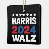 Kamala Harris Walz副社長へ セラミックオーナメント (左)