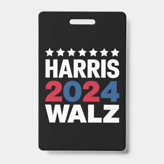 Kamala Harris Walz副社長へ バッジ (正面)