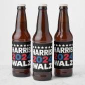 Kamala Harris Walz副社長へ ビールラベル (ボトル)