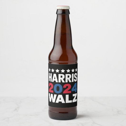 Kamala Harris Walz副社長へ ビールラベル (正面)