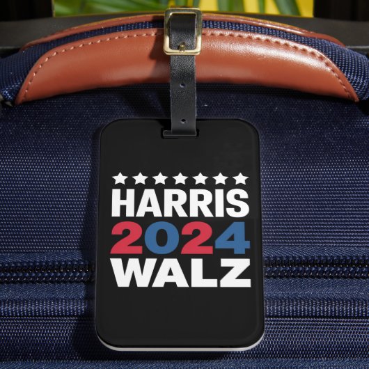 Kamala Harris Walz副社長へ ラゲッジタグ (正面インサイチュ2)
