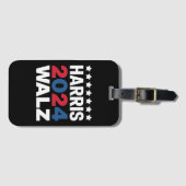 Kamala Harris Walz副社長へ ラゲッジタグ (正面横)