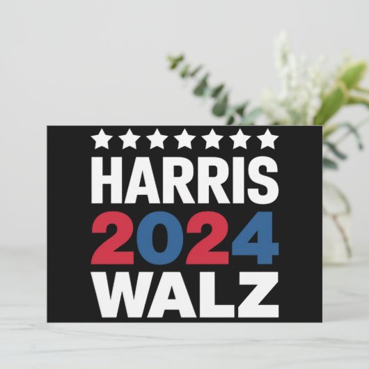 Kamala Harris Walz副社長へ 招待状 (スタンド正面)