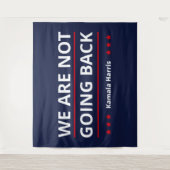 Kamala Harris - We Are Not Going Back II タペストリー (正面)