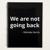 Kamala Harris - We Go Back III プランナー手帳 (正面)