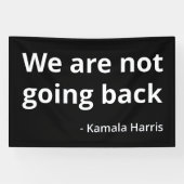 Kamala Harris - We Go Back III 横断幕 (横)