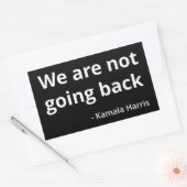 Kamala Harris - We Go Back III 長方形シール (封筒)