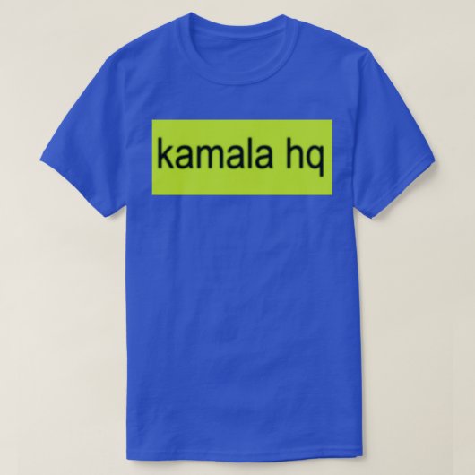 kamala hq brat Tシャツ (デザイン正面)
