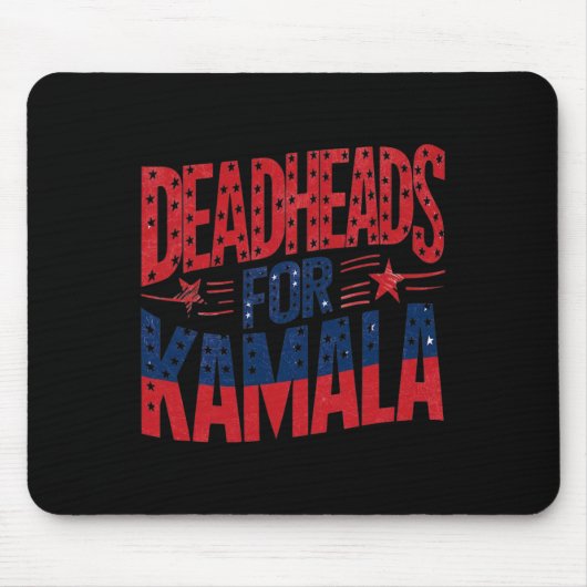 Kamala Kamala Harris Wheimer 2024のDeadheads マウスパッド (正面)