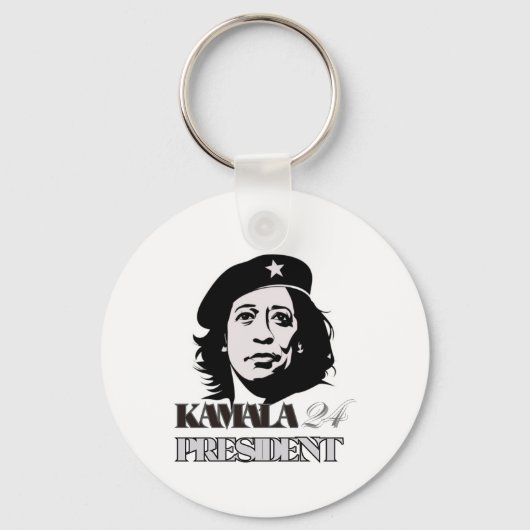 Kamala Keychain, Kamala Harris Keychain, Political キーホルダー (正面)