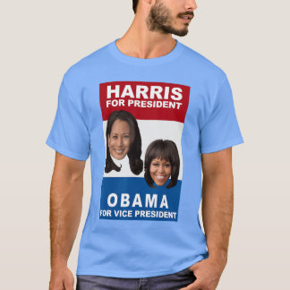 Kamala Michelle Obama 2024 オバマ 2024 選挙 Sma Tシャツ