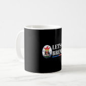 Kamala Shirt Let&#'s Go Brenda Laughin Harris コーヒーマグカップ (正面左)