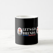 Kamala Shirt Let&#'s Go Brenda Laughin Harris コーヒーマグカップ (中央)