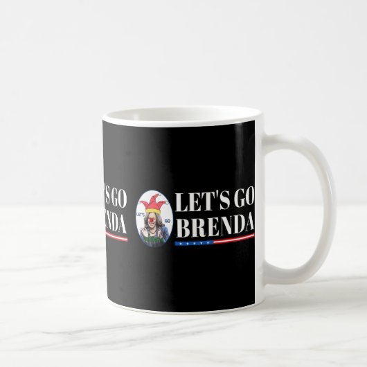Kamala Shirt Let&#'s Go Brenda Laughin Harris コーヒーマグカップ (右)