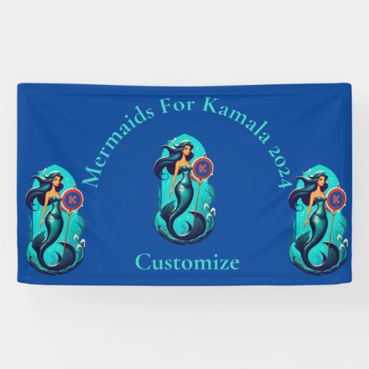 Kamala Thunder_Coveの人魚 横断幕 (横)