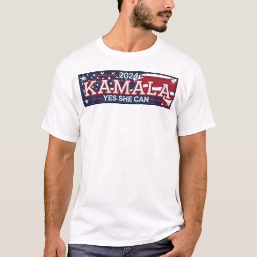 KAMALA「YESできる」メンズTシャツ Tシャツ (正面)