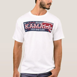 KAMALA「YESできる」メンズTシャツ Tシャツ