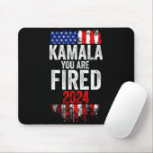 Kamala You're Fired Funny Anti Kamala Harris Elect マウスパッド (マウス)