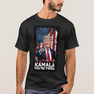 Kamala You'Re Fired Get Over It Trump Tシャツ