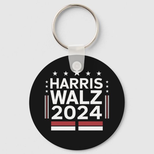 KamalaHarris TimWaltz 2024 キーホルダー (正面)