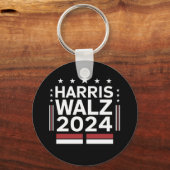 KamalaHarris TimWaltz 2024 キーホルダー (正面)