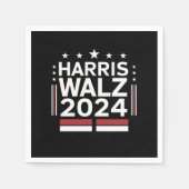 KamalaHarris TimWaltz 2024  スタンダードカクテルナプキン (正面)