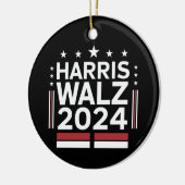 KamalaHarris TimWaltz 2024 セラミックオーナメント (左)