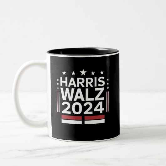 KamalaHarris TimWaltz 2024  ツートーンマグカップ (左)