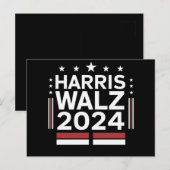 KamalaHarris TimWaltz 2024 ポストカード (正面/裏面)