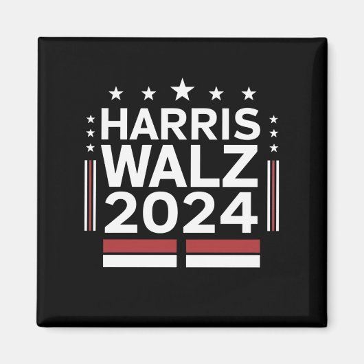 KamalaHarris TimWaltz 2024 マグネット (正面)