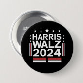 KamalaHarris TimWaltz 2024 缶バッジ (正面&裏面)
