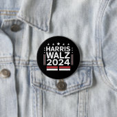 KamalaHarris TimWaltz 2024 缶バッジ (インサイチュ)
