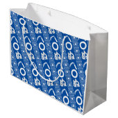 Kamawanu Edo-Style Graphic Pattern ラージペーパーバッグ (裏面アングル)