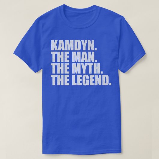 KamdynKamdyn名Kamdyn与え名前 Tシャツ (デザイン正面)