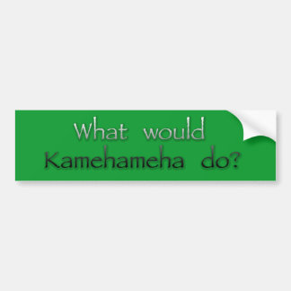 kamehamehaのbumpah バンパーステッカー