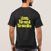 Kamehameha 3つの暗いティー tシャツ (裏面)