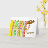 Kamehameha Day、おおわれていたLeisハワイ王 カード (黄色い花)