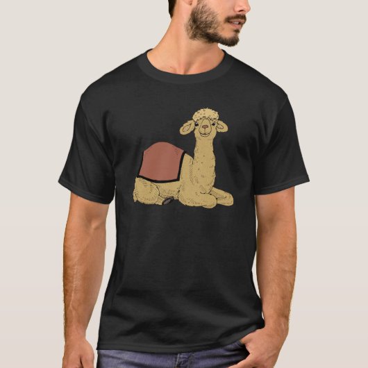 Kamel Dromedar camel dromedary Tシャツ (正面)
