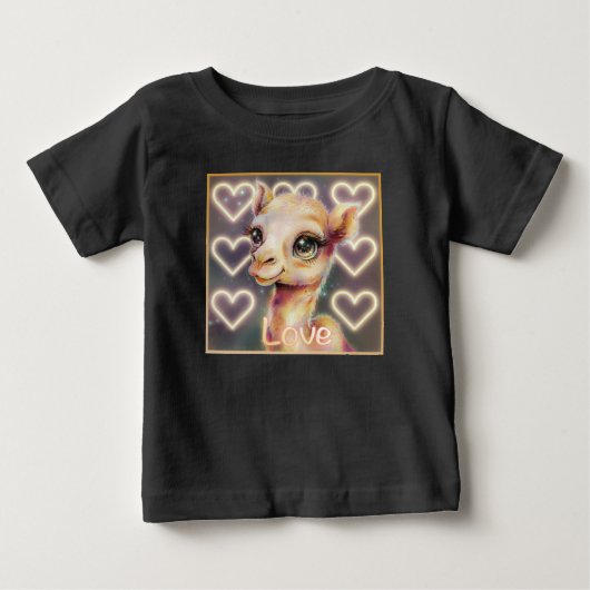 Kamel liebe ベビーTシャツ (正面)
