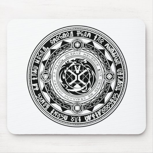 KAMENのライダーの魔法使いの魔法の円 マウスパッド (正面)