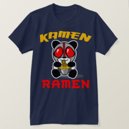 Kamenのラーメンのパンダのティー Tシャツ