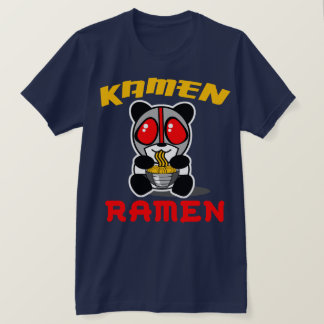 Kamenのラーメンのパンダのティー Tシャツ