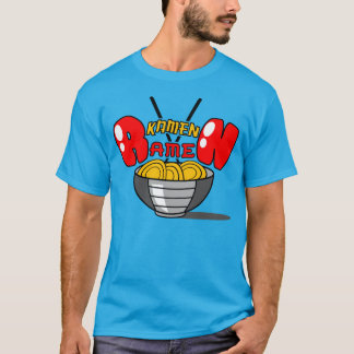 Kamenのラーメンのロゴ Tシャツ